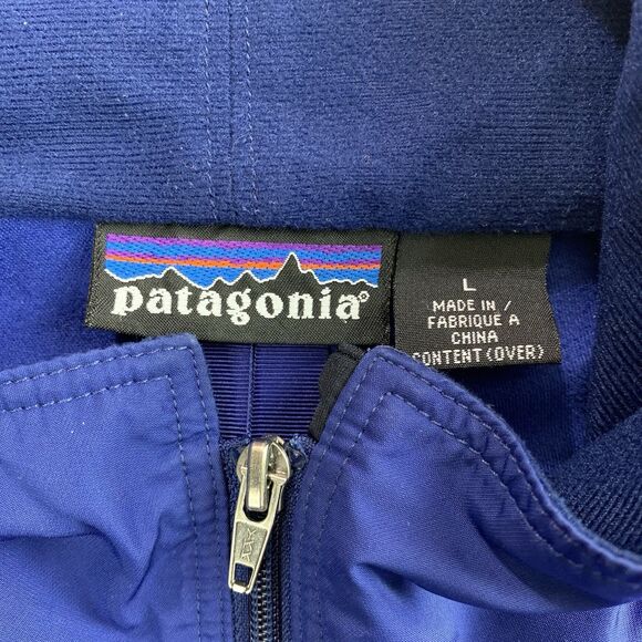 Vintage Patagonia Integral Jacket Full Zip Blue Lightweight Outdoor Men’s Large - Picture 12 of 16
